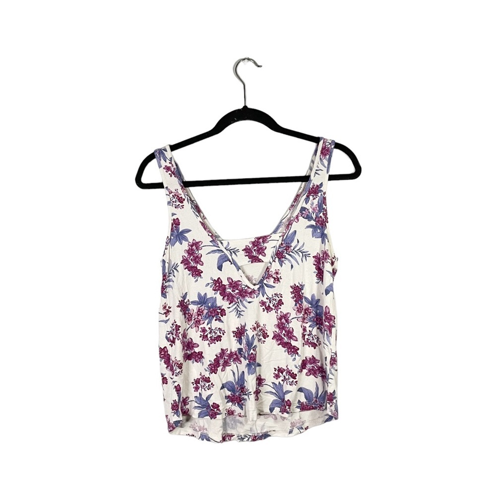 American Eagle Outfitters Soft & Sexy Crepe Floral Flowy Sleeveless Blouse Small - Picture 2 of 7